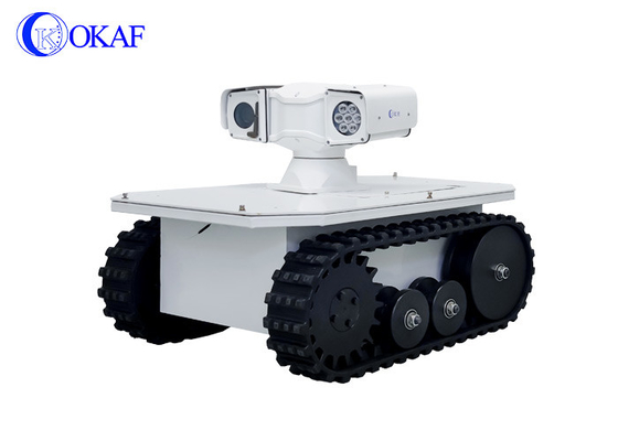 روبوت مراقبة أمن ذكية الدورية الروبوت التعليمي الزاحف الروبوت الدبابة هيكل