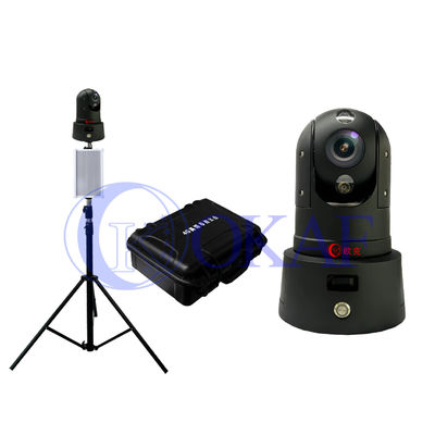 4G WIFI GPS IP66 1 / 2.8 &quot;CMOS 50m كاميرا PTZ للسيارة بالأشعة تحت الحمراء