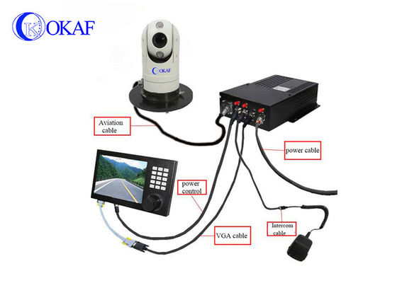 مضاد للاهتزاز RS485 2.0MP CCTV IP Camera Robot Mounted FCC