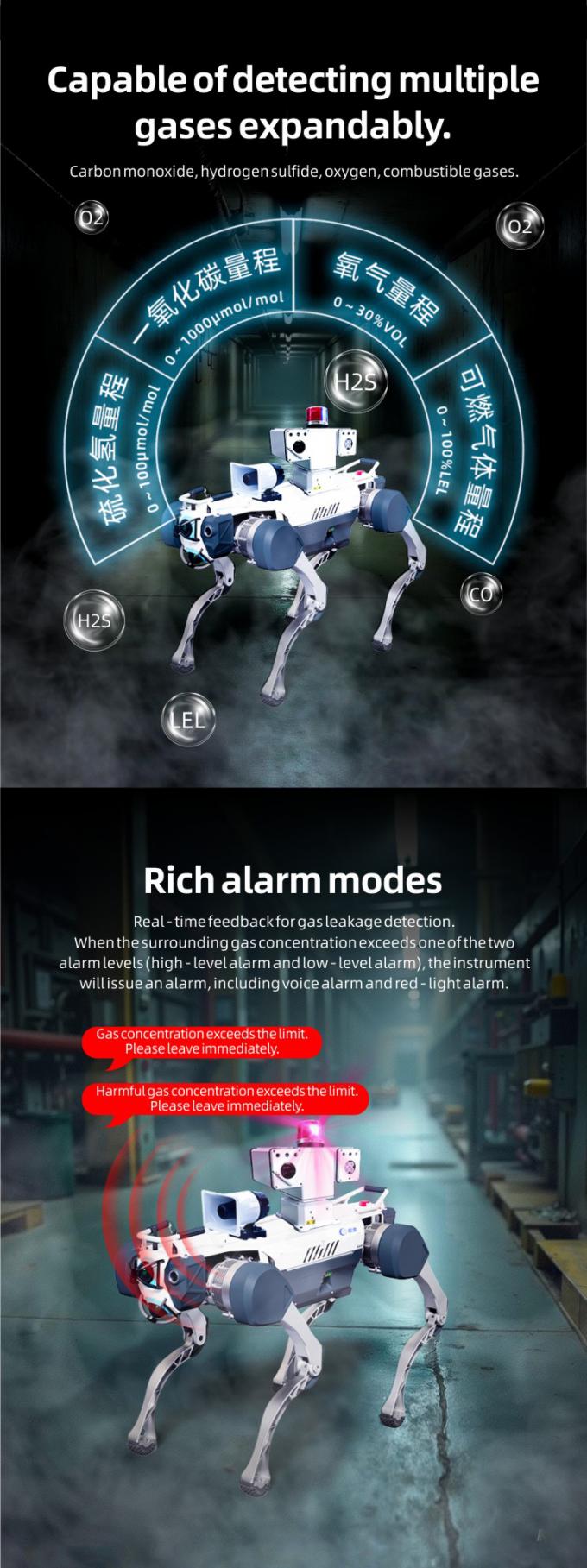 OKAF AI المراقبة الآلية الآلية الحراسة الآلية الحراسة الصناعية روبوت الكلب الأمن الذكي روبوت رباعي 5