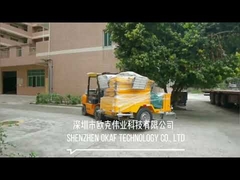 Outdoor hydraulic elevating tower trailer with PTZ camera and LED lights