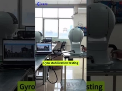 كاميرا PTZ الحرارية لتحقيق الاستقرار الجيرو