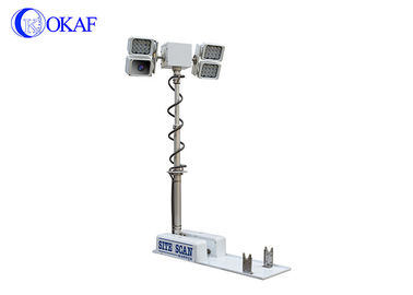 الاتصالات ليلة المسح الضوئي ضوء برج المحمولة 360W للإضاءة في حالات الطوارئ