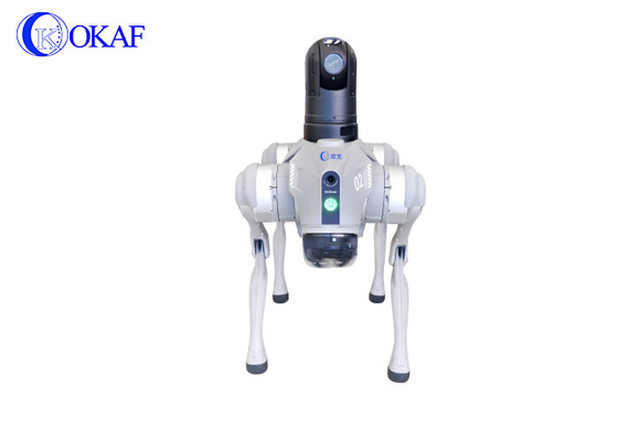 OKAF مطار مترو الأنفاق السكك الحديدية عالية السرعة الكلب الروبوت الأربعة الأرجل الذكاء الاصطناعي التعرف على الوجه دورية الأمن الكلب الروبوت