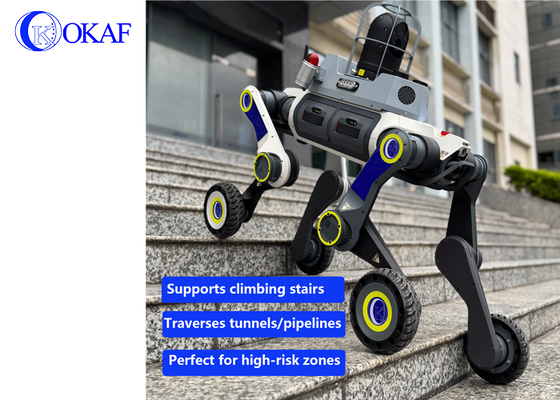 Wheel- legged Security Robot Dog Autonomos Patrol Quadruped Robot