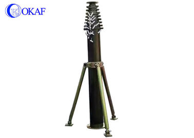 برج الاتصالات التلسكوبي الهوائي الألومنيوم الطوق DC12V/24V