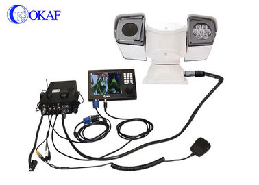 1.3MP AHD HD Pan Tilt Zoom كاميرا IP مقاومة للصدمات للنظام الجنائي الديناميكي