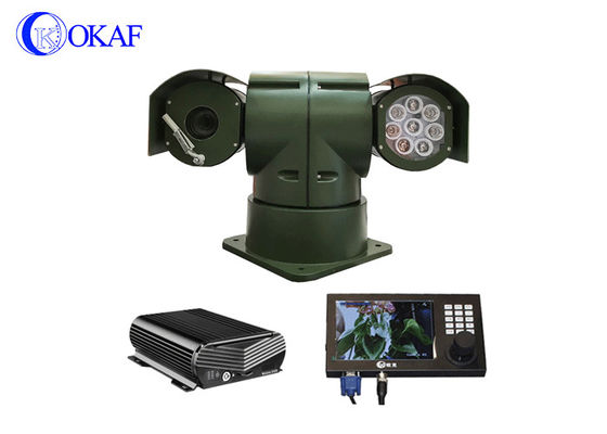 RS485 الكاميرا المحمولة PTZ المثبتة على المركبة 2.0MP 20x 25x تكبير بصري