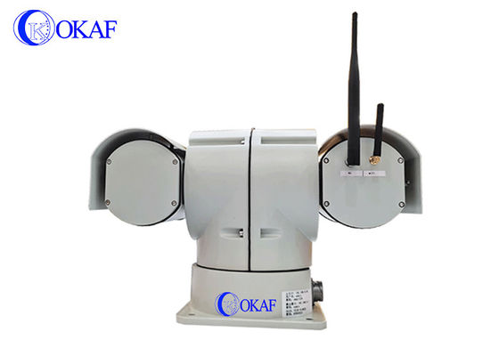OKAF 4G مكافحة الصدمات السقف المركبة PTZ كاميرا IP RS485 التحكم